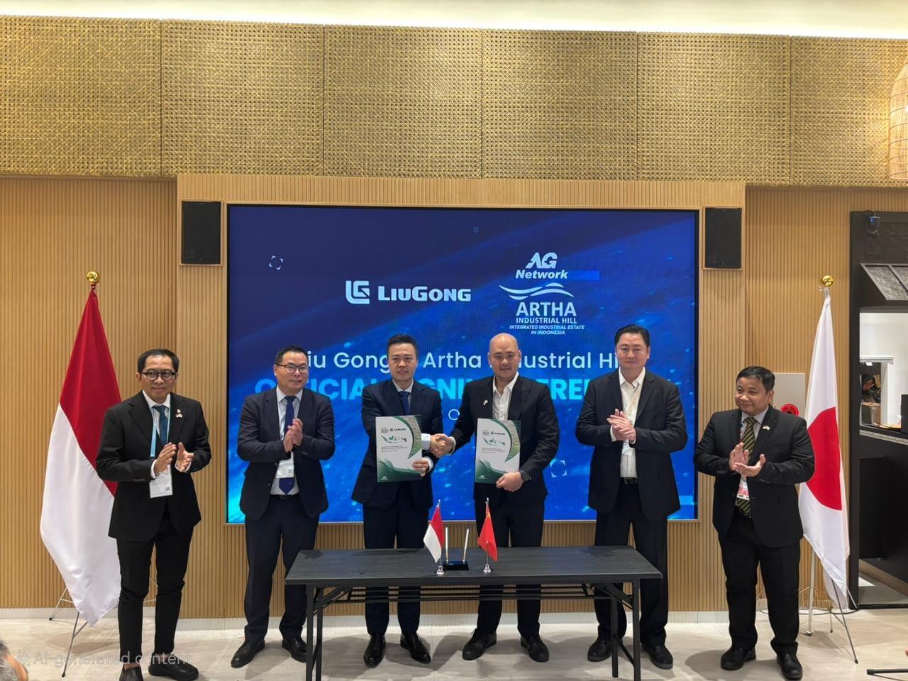 PT. LiuGong Machinery Manufacturing Indonesia dan Karawang Artha Industrial Hill Menjalin Kemitraan Strategis dengan Penandatanganan perjanjian di Osaka, Jepang